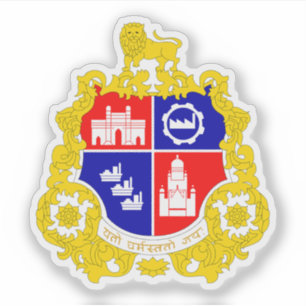 Pegatina Emblema de Mumbai, India
