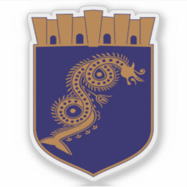 Pegatina Emblema de Pogradec, Albania