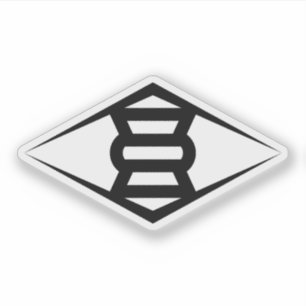 Pegatina Emblema de Takasaki, Gunma, Japón