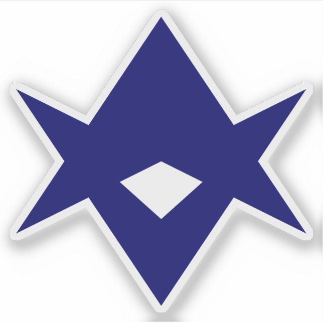 Pegatina Emblema de Toyota (Koromo), Aichi, Japón (Anverso)