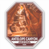 Emblema de viajes Antelope Canyon Arizona