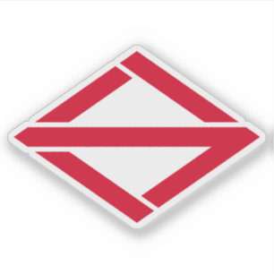 Pegatina Emblema de Yokohama, Kanagawa, Japón