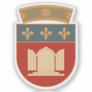 Pegatina Emblema del condado de Tirana, Albania