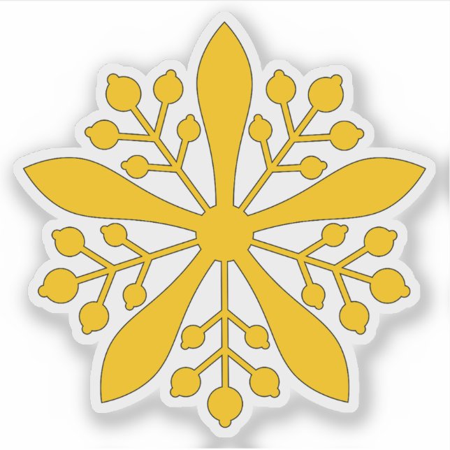 Pegatina Emblema del emperador de Manchukuo (Anverso)
