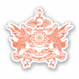 Pegatina Emblema del estado Sikkim - INDIA