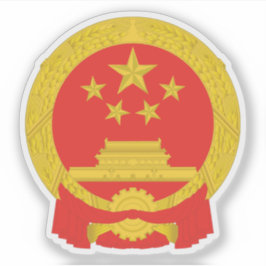 Pegatina Emblema nacional de la República Popular China