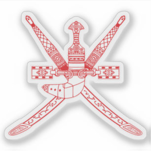 Pegatina Emblema nacional de Omán