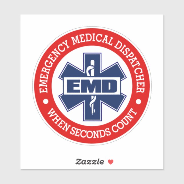 Pegatina EMD (Dispatcher Médico de Emergencia) (Hoja)