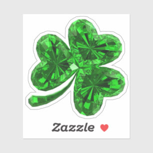 Pegatina Emerald Shamrock