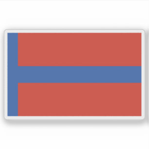 Pegatina Emirato de la bandera de Abdelkader o Mascar, Arge