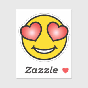 Pegatina Emoji de amor