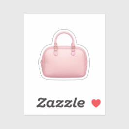 Pegatina Emoji de bolso rosa