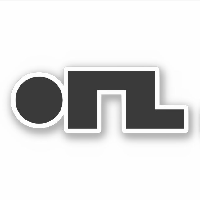 Pegatina EMOJI ORZ Emoticon Kaomoji (Anverso)