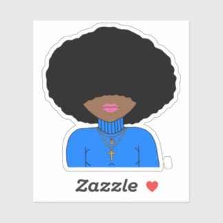 Pegatina Empoderamiento Afro