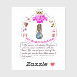 Pegatina Empowered to lead happy women's day