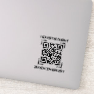 Pegatina Empresa Comercial Escaneo de Código QR