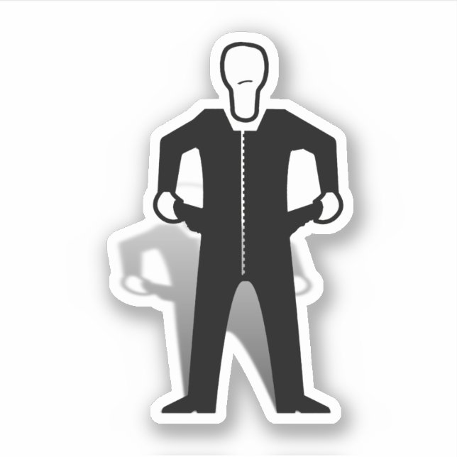 Pegatina Empty Pockets (Anverso)