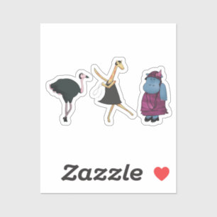 Pegatina En el agujero de agua