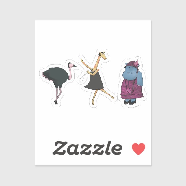 Pegatina En el agujero de agua (Hoja)