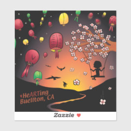 Pegatina - En el flujo