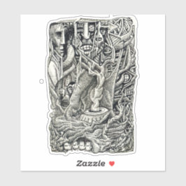 Pegatina En el sótano