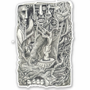 Pegatina En el sótano