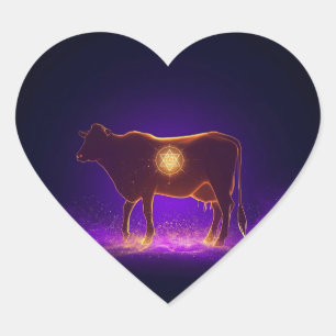 PEGATINA EN FORMA DE CORAZÓN