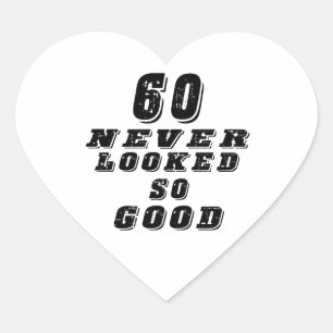 Pegatina En Forma De Corazón 60 nunca se veían tan bien
