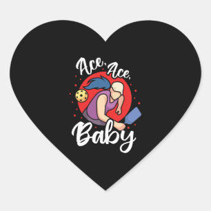 Pegatina En Forma De Corazón Ace Bebé - Ropa de bolas de pollo