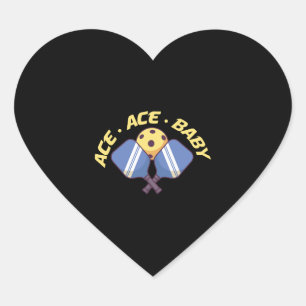 Pegatina En Forma De Corazón Ace Bebé - Ropa de bolas de pollo
