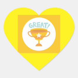 Pegatina En Forma De Corazón Acentos y tratamientos en pared > Decales y Pegati