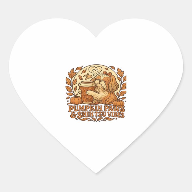 Pegatina En Forma De Corazón Adorable Spooky Golden Retriever Ghost Classic T-S (Anverso)