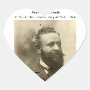 Pegatina En Forma De Corazón Alberto Franchetti c1906