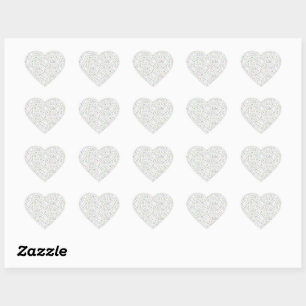 Pegatina En Forma De Corazón Alfileres de coser coloridos Vestido blanco Modist