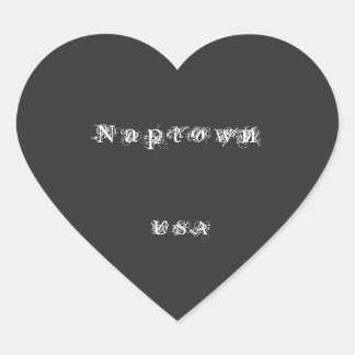 Pegatina En Forma De Corazón alfombrilla de auto del coche del bolso de mano de