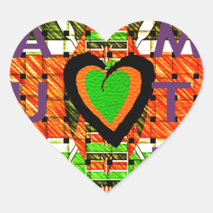 Pegatina En Forma De Corazón All of Africa In one country. Make it Kenya Flag