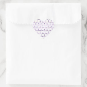 Pegatina En Forma De Corazón Alzheimer Awareness