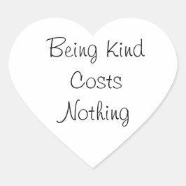 Pegatina En Forma De Corazón Amabilidad