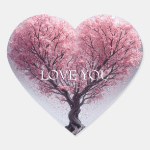 Pegatina En Forma De Corazón Amar