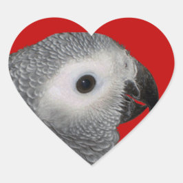 Pegatina En Forma De Corazón Amar mi gris