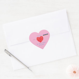 Pegatina En Forma De Corazón Americus Video Soy Tuyo San Valentín #2