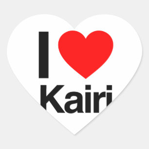 Pegatina En Forma De Corazón amo a kairi