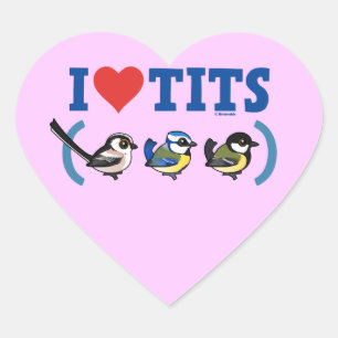 Pegatina En Forma De Corazón Amo a Paridae EU