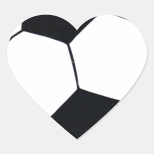 Pegatina En Forma De Corazón Amo el fútbol (soccer) Corazón del Juego: Me encan
