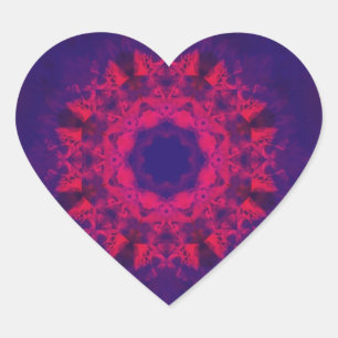 Pegatina En Forma De Corazón Amor apasionado