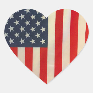 Pegatina En Forma De Corazón amor por EEUU