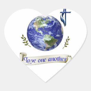 Pegatina En Forma De Corazón Amor por otro