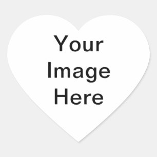 Pegatina En Forma De Corazón Añadir su propia imagen