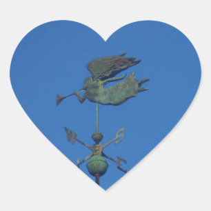 Pegatina En Forma De Corazón Angel Weather Vane