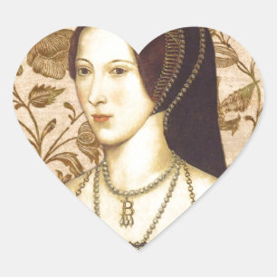 Pegatina En Forma De Corazón Anne Boleyn